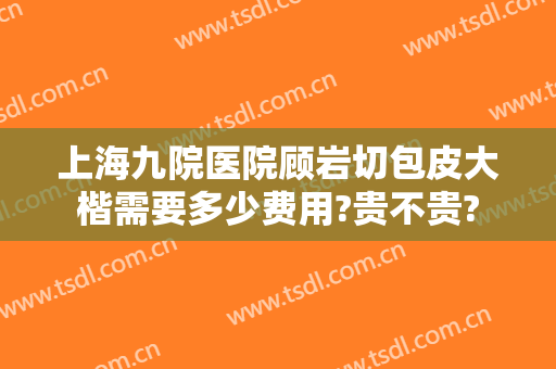 上海九院医院顾岩切包皮大楷需要多少费用?贵不贵?