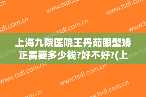 上海九院医院王丹茹眼型矫正需要多少钱?好不好?(上海九院大小眼矫正多少钱)