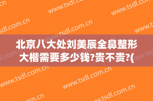 北京八大处刘美辰全鼻整形大楷需要多少钱?贵不贵?(北京八大处整鼻子大概多少钱)