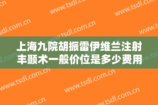 上海九院胡振雷伊维兰注射丰颞术一般价位是多少费用?靠谱吗?