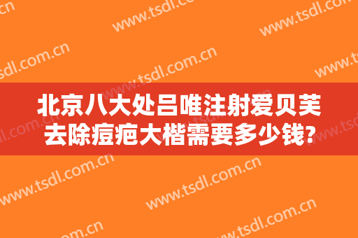 北京八大处吕唯注射爱贝芙去除痘疤大楷需要多少钱?有哪些优势?