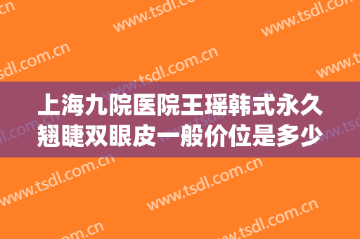 上海九院医院王瑶韩式永久翘睫双眼皮一般价位是多少?好不好?(上海第九人民医院王梓割双眼皮怎么样)