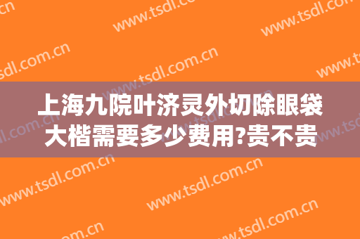 上海九院叶济灵外切除眼袋大楷需要多少费用?贵不贵?(上海九院做去眼袋手术最好的主任医生)