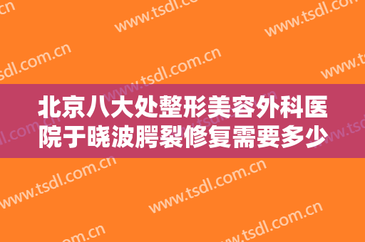 北京八大处整形美容外科医院于晓波腭裂修复需要多少钱?有哪些优势?