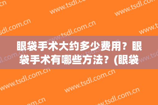 眼袋手术大约多少费用？眼袋手术有哪些方法？(眼袋手术一般需要多少钱)