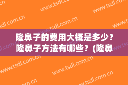 隆鼻子的费用大概是多少？隆鼻子方法有哪些？(隆鼻费用需要多少)