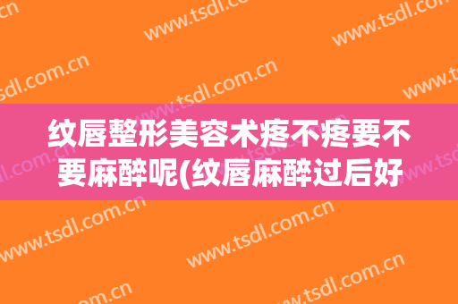纹唇整形美容术疼不疼要不要麻醉呢(纹唇麻醉过后好疼正常吗)