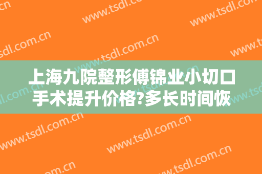 上海九院整形傅锦业小切口手术提升价格?多长时间恢复?