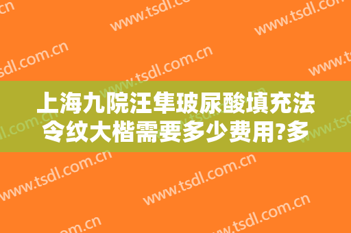 上海九院汪隼玻尿酸填充法令纹大楷需要多少费用?多长时间恢复?