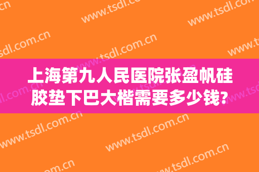 上海第九人民医院张盈帆硅胶垫下巴大楷需要多少钱?可靠吗?(上海九院张盈帆做鼻子怎么样)
