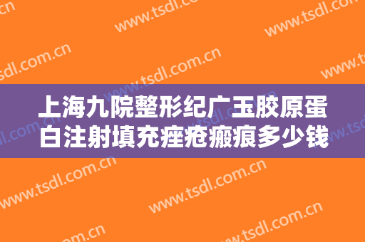 上海九院整形纪广玉胶原蛋白注射填充痤疮瘢痕多少钱?效果怎么样?