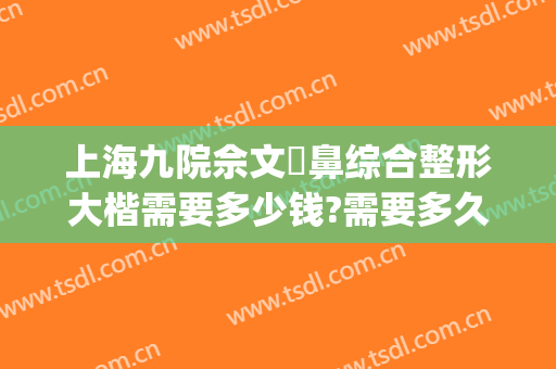 上海九院佘文珺鼻综合整形大楷需要多少钱?需要多久恢复?(上海九院整形鼻子多少钱)