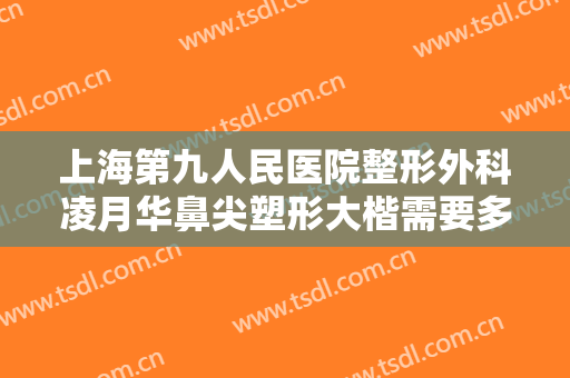 上海第九人民医院整形外科凌月华鼻尖塑形大楷需要多少钱?需要多久恢复?