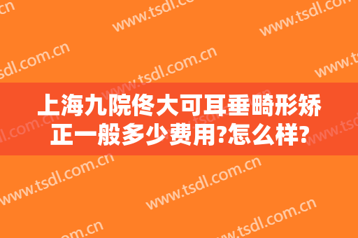 上海九院佟大可耳垂畸形矫正一般多少费用?怎么样?