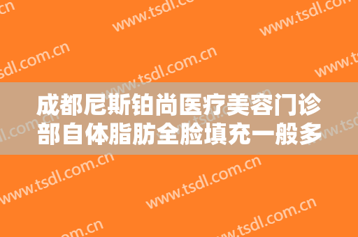 成都尼斯铂尚医疗美容门诊部自体脂肪全脸填充一般多少费用?好不好?