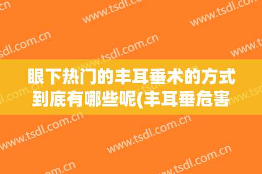 眼下热门的丰耳垂术的方式到底有哪些呢(丰耳垂危害)