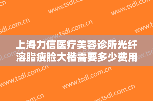 上海力信医疗美容诊所光纤溶脂瘦脸大楷需要多少费用?可靠吗?