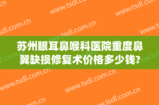苏州眼耳鼻喉科医院重度鼻翼缺损修复术价格多少钱?多长时间恢复?(鼻翼缺损修复案例)