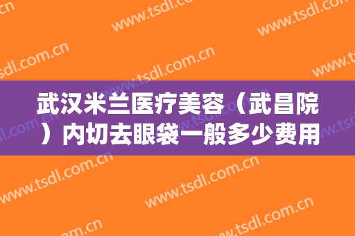 武汉米兰医疗美容（武昌院）内切去眼袋一般多少费用?靠谱吗?(武汉米兰整形医院)