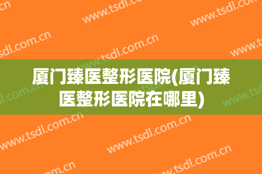 厦门臻医整形医院(厦门臻医整形医院在哪里)