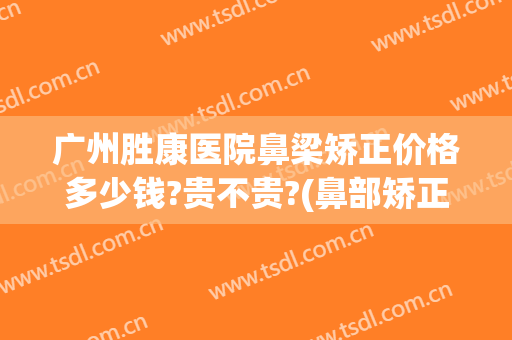 广州胜康医院鼻梁矫正价格多少钱?贵不贵?(鼻部矫正价格)