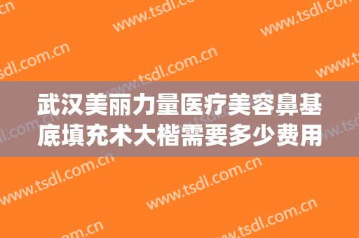 武汉美丽力量医疗美容鼻基底填充术大楷需要多少费用?好不好?(重庆面部脂肪填充比较有名的医生)