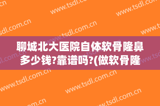 聊城北大医院自体软骨隆鼻多少钱?靠谱吗?(做软骨隆鼻多少钱)