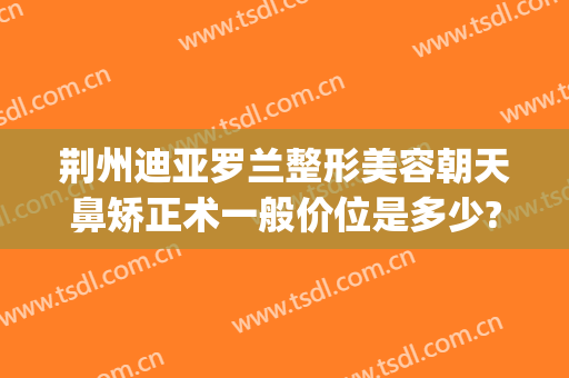 荆州迪亚罗兰整形美容朝天鼻矫正术一般价位是多少?需要多久恢复?(荆州鼻部整形要多钱)