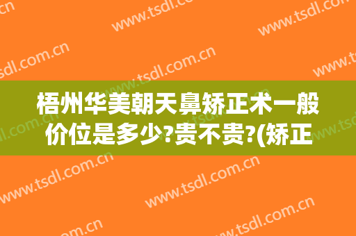 梧州华美朝天鼻矫正术一般价位是多少?贵不贵?(矫正朝天鼻手术要多少钱)