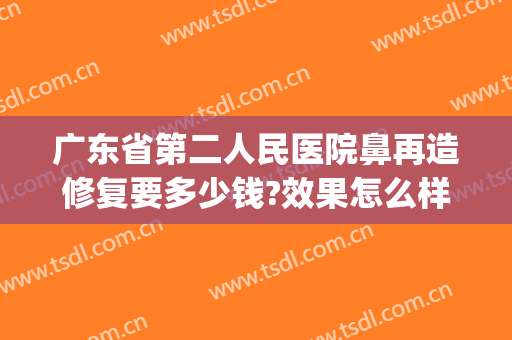 广东省第二人民医院鼻再造修复要多少钱?效果怎么样?(鼻部整形修复多少钱)