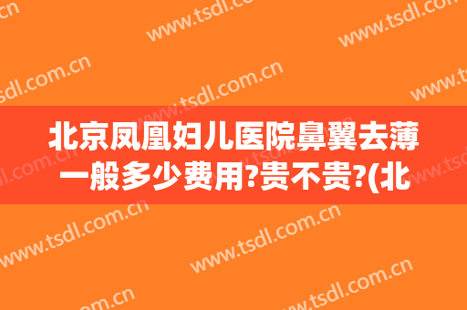 北京凤凰妇儿医院鼻翼去薄一般多少费用?贵不贵?(北京缩鼻翼手术大概要多少钱)