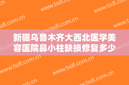 新疆乌鲁木齐大西北医学美容医院鼻小柱缺损修复多少钱?好不好?