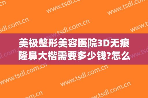 美极整形美容医院3D无痕隆鼻大楷需要多少钱?怎么样?(整形医院隆鼻价格)