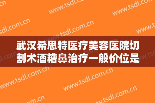 武汉希思特医疗美容医院切割术酒糟鼻治疗一般价位是多少?贵不贵?