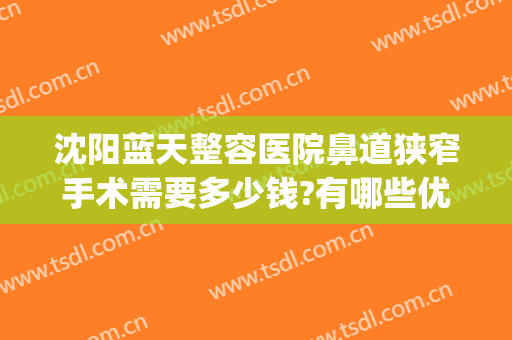沈阳蓝天整容医院鼻道狭窄手术需要多少钱?有哪些优势?(沈阳鼻综合手术哪家好)