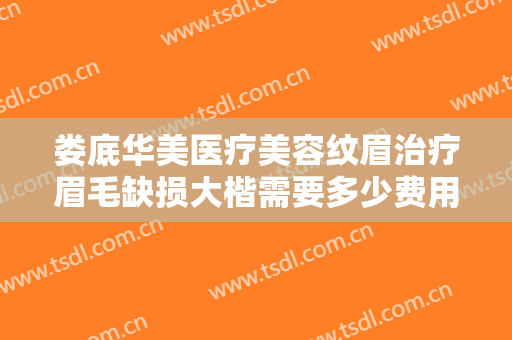 娄底华美医疗美容纹眉治疗眉毛缺损大楷需要多少费用?好不好?