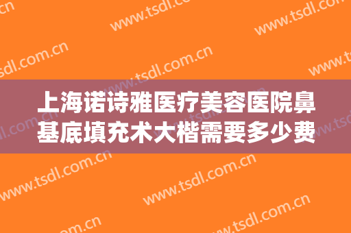 上海诺诗雅医疗美容医院鼻基底填充术大楷需要多少费用?好不好?(上海诺诗雅整形怎么样)