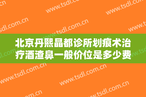 北京丹熙晶都诊所划痕术治疗酒渣鼻一般价位是多少费用?贵不贵?