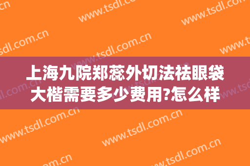 上海九院郑蕊外切法祛眼袋大楷需要多少费用?怎么样?(上海九院内切眼袋多少钱)