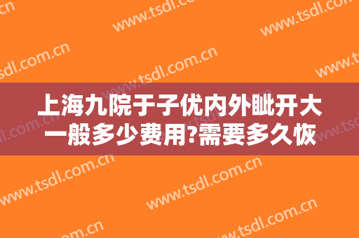 上海九院于子优内外眦开大一般多少费用?需要多久恢复?