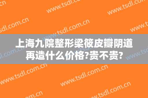 上海九院整形梁筱皮瓣阴道再造什么价格?贵不贵?