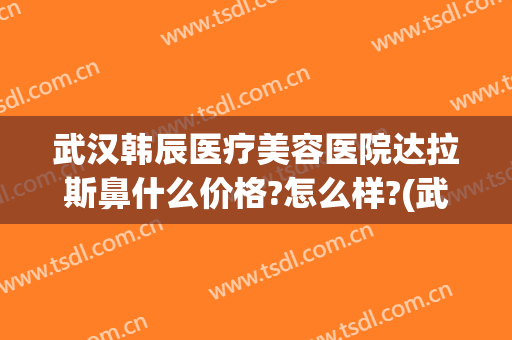 武汉韩辰医疗美容医院达拉斯鼻什么价格?怎么样?(武汉韩辰医疗整形美容院)