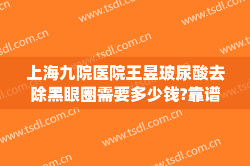 上海九院医院王昱玻尿酸去除黑眼圈需要多少钱?靠谱吗?(上海九院玻尿酸价格)