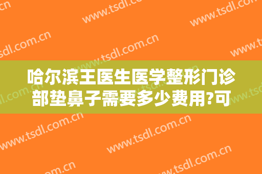 哈尔滨王医生医学整形门诊部垫鼻子需要多少费用?可靠吗?