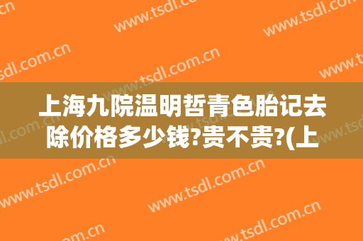 上海九院温明哲青色胎记去除价格多少钱?贵不贵?(上海九院祛胎记价格)