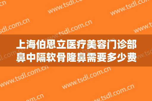 上海伯思立医疗美容门诊部鼻中隔软骨隆鼻需要多少费用?贵不贵?(隆鼻医院费用)