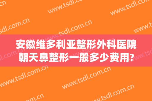 安徽维多利亚整形外科医院朝天鼻整形一般多少费用?有哪些优势?(安徽维多利亚整形外科医院口碑好吗)