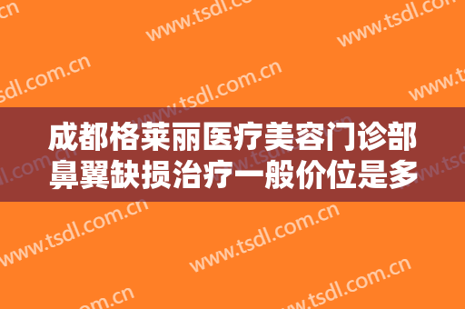 成都格莱丽医疗美容门诊部鼻翼缺损治疗一般价位是多少费用?效果怎么样?