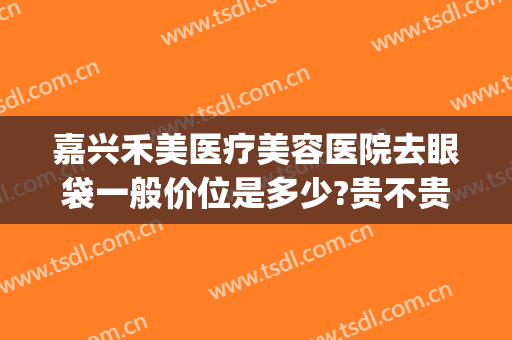 嘉兴禾美医疗美容医院去眼袋一般价位是多少?贵不贵?(嘉兴禾美整形医院地址)