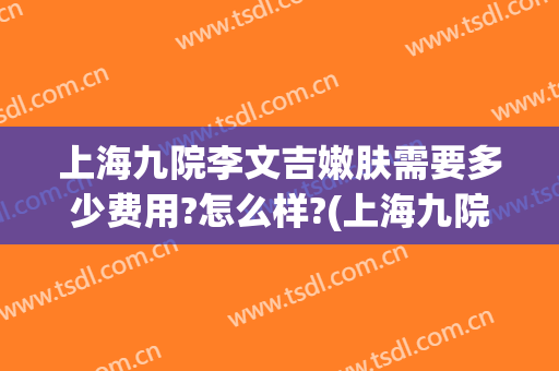 上海九院李文吉嫩肤需要多少费用?怎么样?(上海九院李文吉的手术怎样)